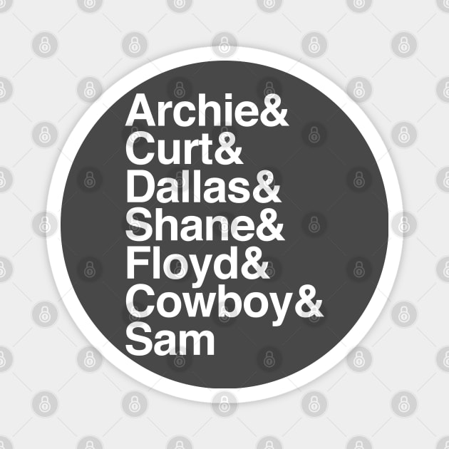 The Boys Of Death Island Ampersand Design Magnet by Old Gods of Appalachia